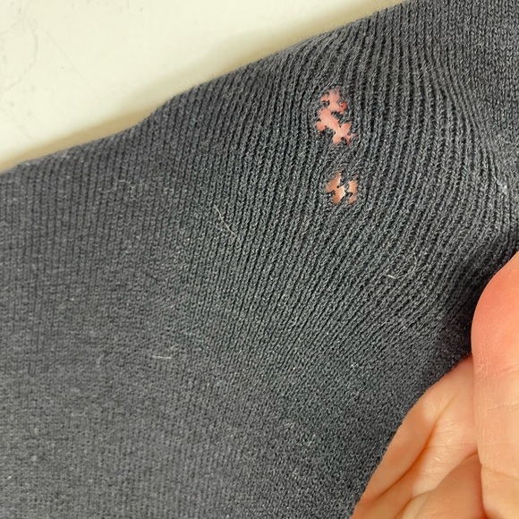 Eileen Fisher Size PS Small 100% Wool Knit Open Front Cardigan Sweater Black - Picture 5 of 6